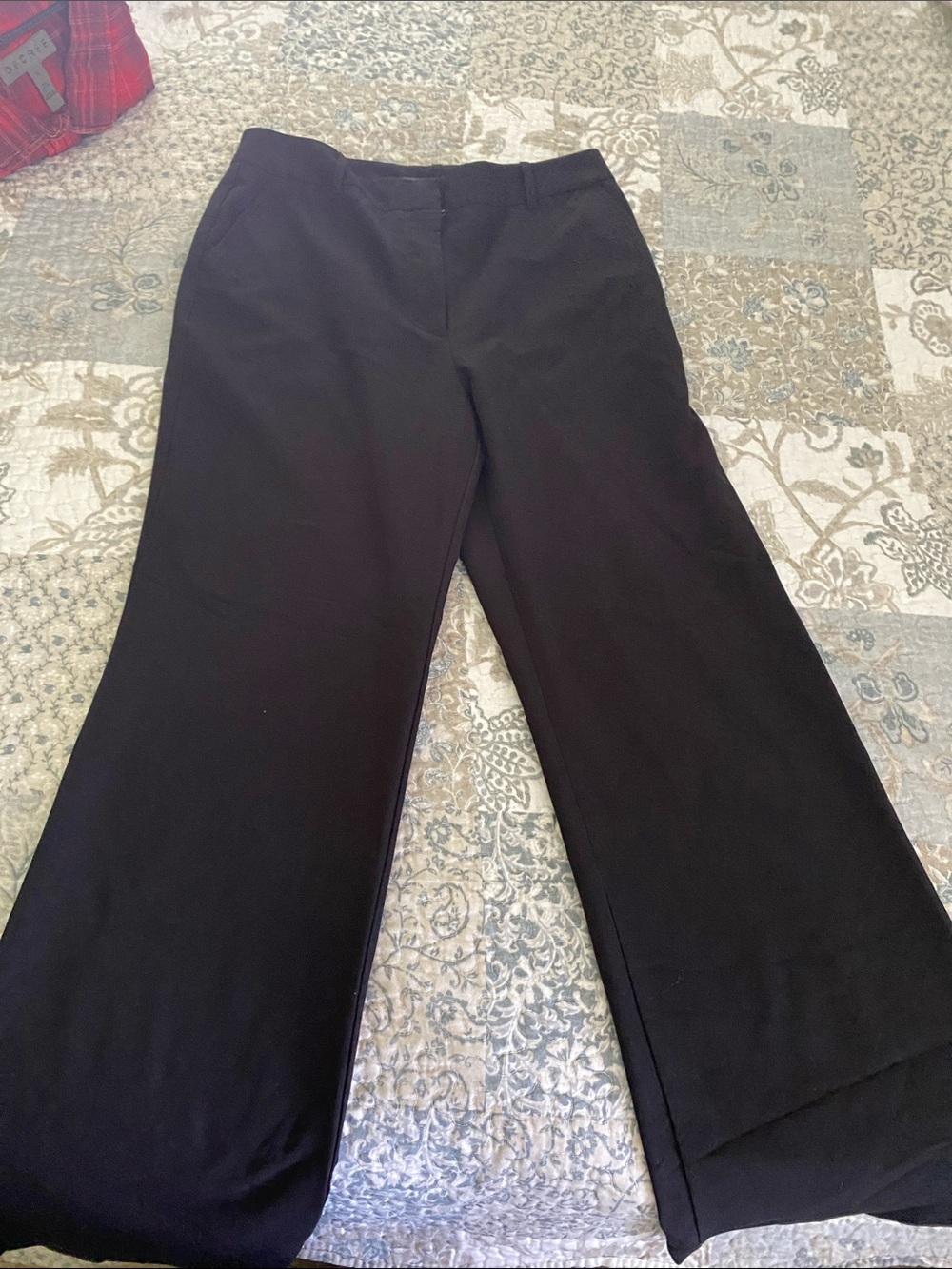 Worthington Black Wide-Leg Dress Pants